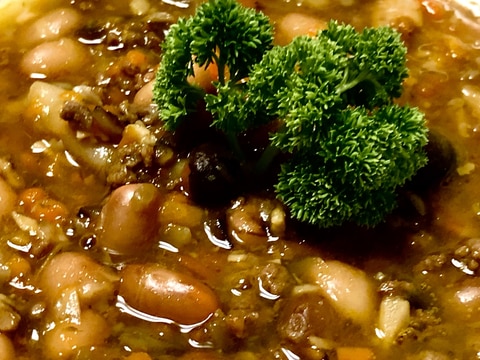 カリオカ豆のスープ:圧力鍋で簡単に！